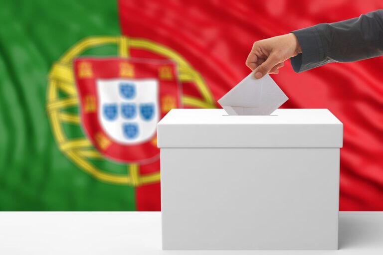 voter-portugal-flag-background-3d-illustration
