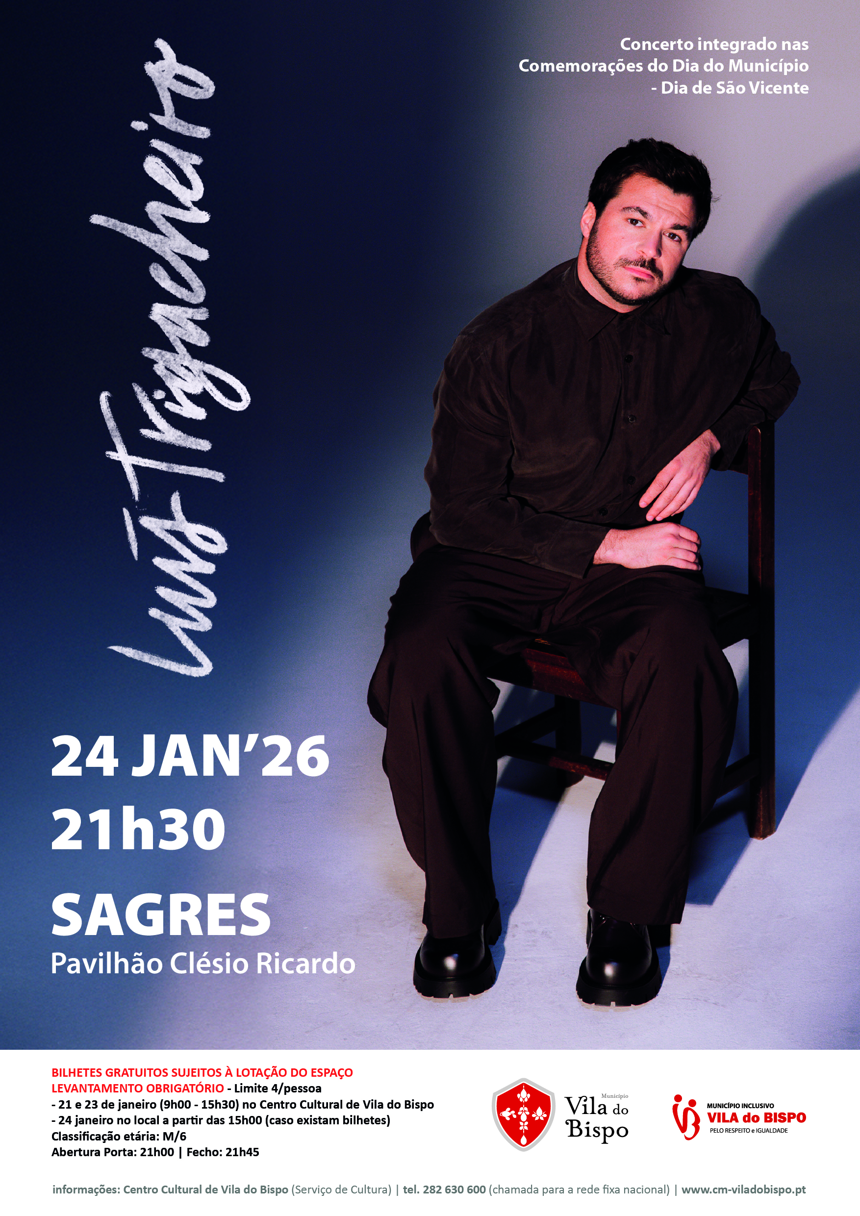 Sagres Hosts Luís Trigacheiro Concert