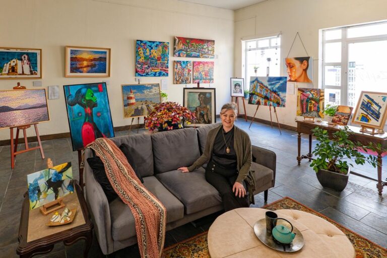 Carrie Cojocari in her Zephyr Gallery