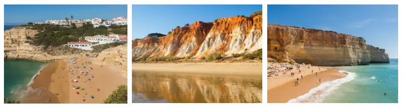 Praia da Falésia and Praia de Benagil are voted among the Best Beaches in Europe